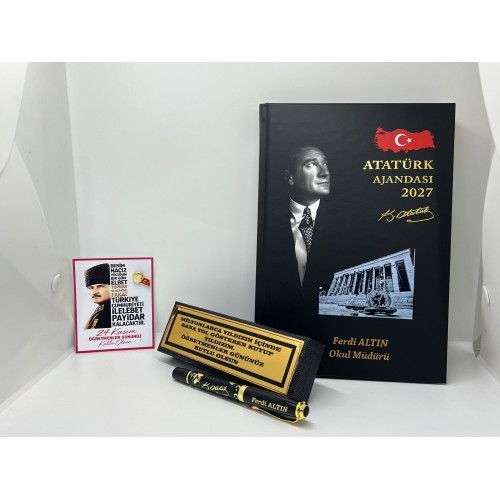 Atatürk Ajandası ve Kalem Seti