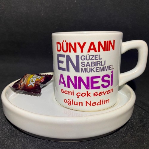 Annelere Özel Kahve Fincanı Takımı